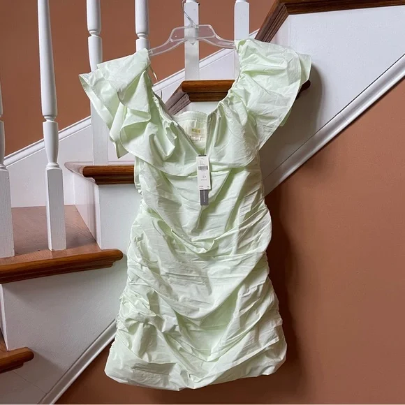 Anthropologie NWT Maeve Ruched Dress; Size 12P yet runs smaller; top rated - Picture 12 of 12